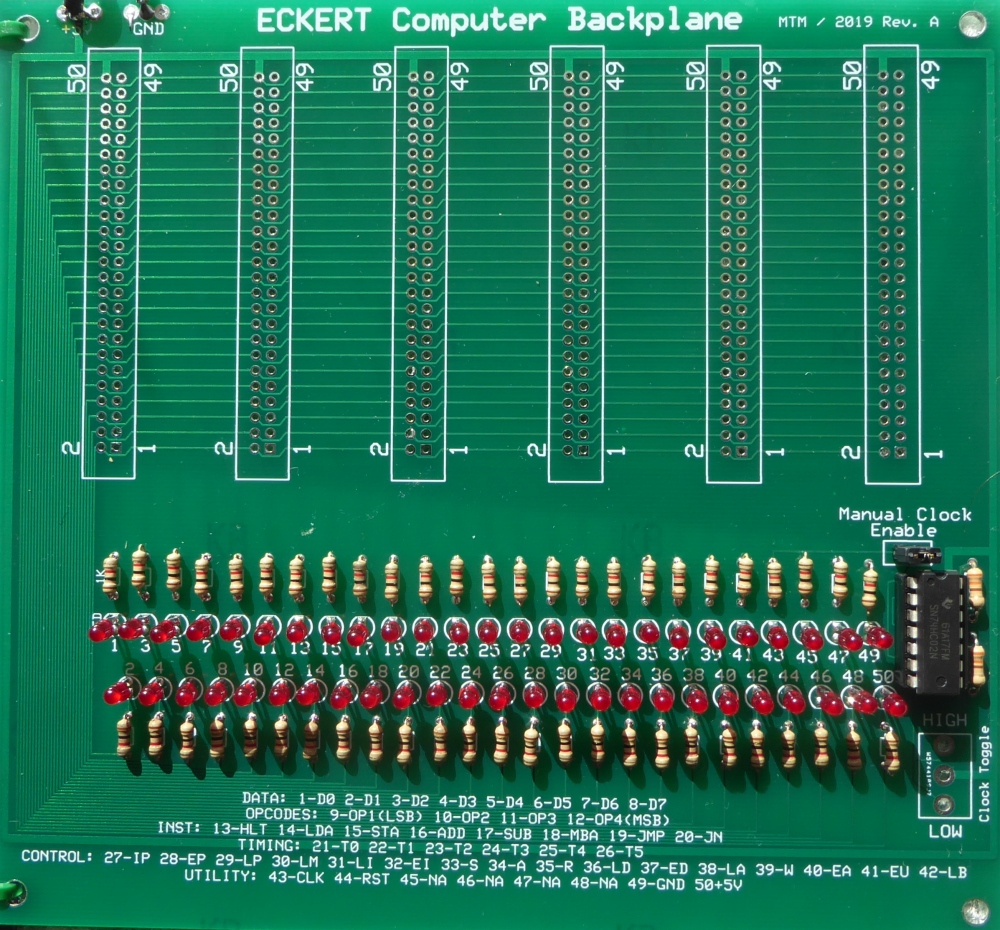 Eckert Computer PCB Backplane