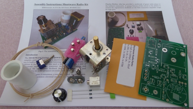 Shortwave Radio Kit (Unassembled)