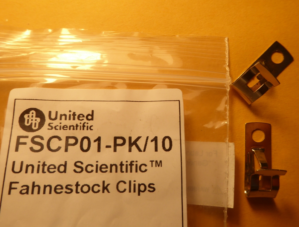 Fahnestock Clips